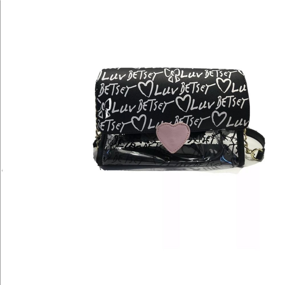 Betsy Johnson Clear Cross Body Bag